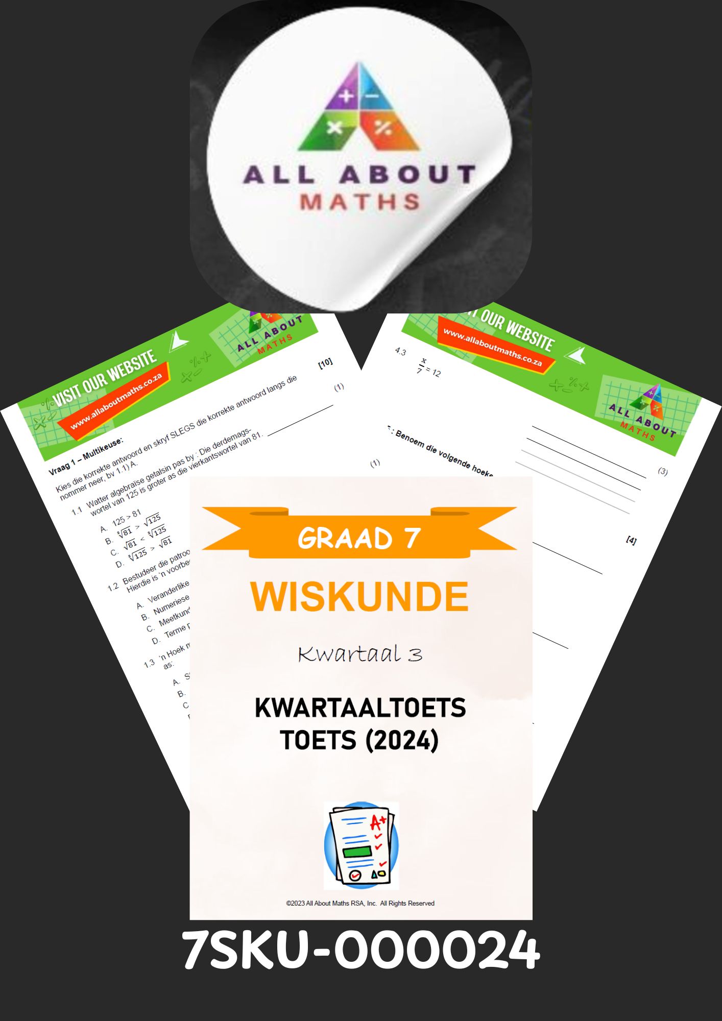 Graad 7 Wiskunde Kwartaal 3 Assessering – KABV Kurrikulum Toets met Antwoorde | Fokus op Algebra & Meetkunde Graad 7 Wiskunde Kwartaal 3 Assessering – KABV Kurrikulum Toets met Antwoorde | Fokus op Algebra & Meetkunde